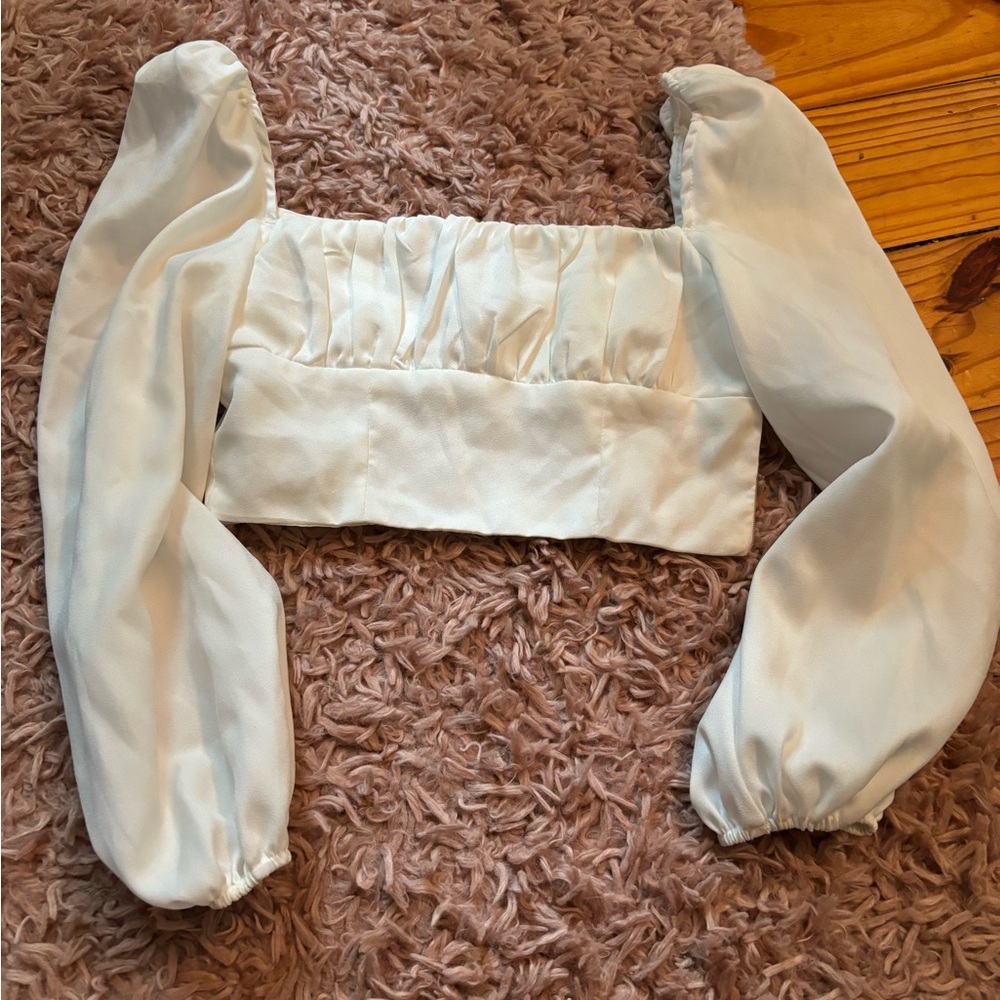 White Princess Polly Top